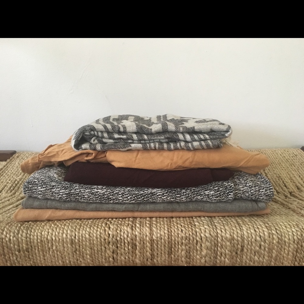 Bundle of 6 scarves and pashminas
